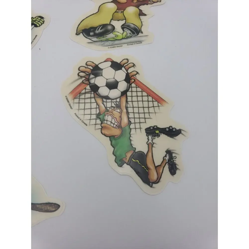 90s y2k Vintage Izamo skateboard Sports Vending Machine Stickers Set Of 8
